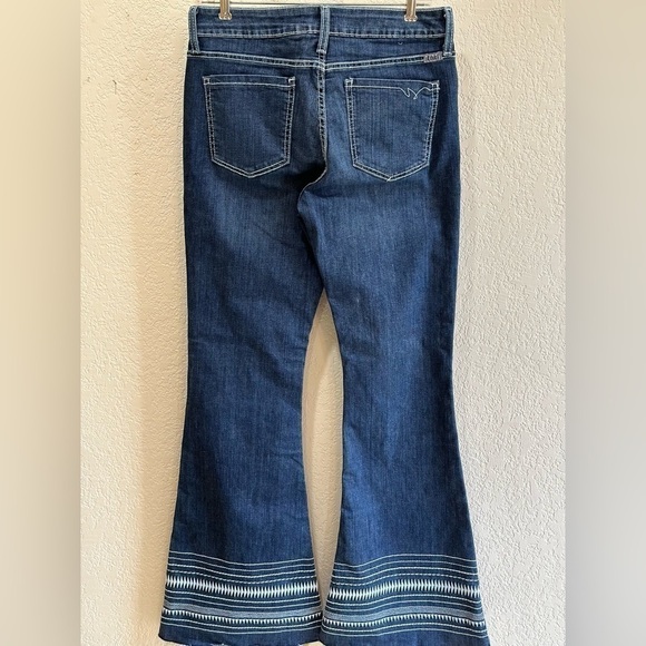 CRUEL DENIM WOMEN'S SLIM FIT HANNAH SUPER-FLARE - DARK STONEWASH SIZE 10… - Picture 2 of 5